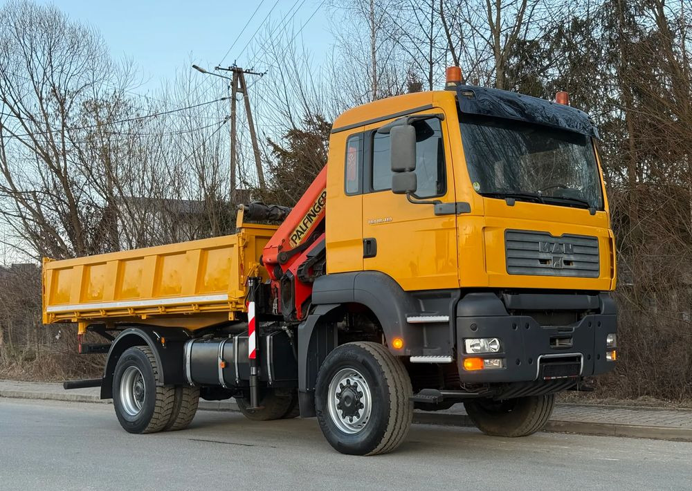 MAN * MAN TGA 18-410 * KIPER WYWROTKA * 4x4 * HDS Palfinger PK16500* Sprowadzony* Bardzo Dobry Stan * - Istovarivač: slika 2 MAN * MAN TGA 18-410 * KIPER WYWROTKA * 4x4 * HDS Palfinger PK16500* Sprowadzony* Bardzo Dobry Stan * - Istovarivač: slika 2