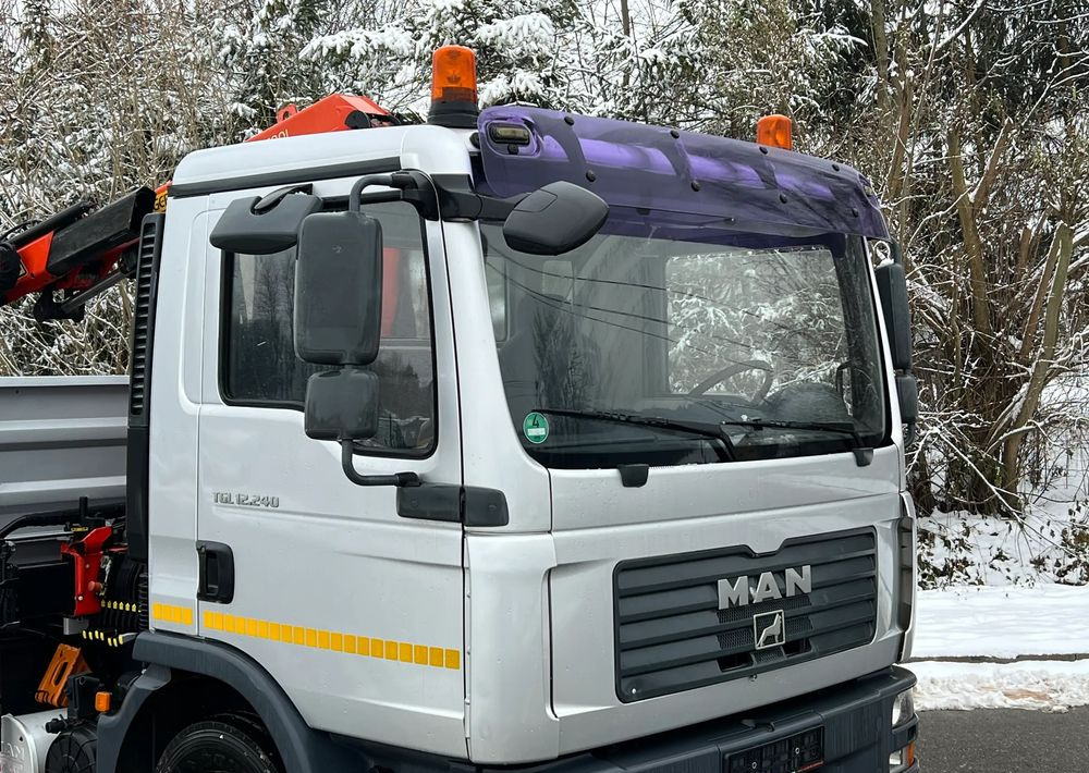 MAN MAN TGL 12-240 Kiper Wywrotka 4x2 Kran PALFINGER PK 12500 BARDZO DOBRY STAN - Istovarivač: slika 4 MAN MAN TGL 12-240 Kiper Wywrotka 4x2 Kran PALFINGER PK 12500 BARDZO DOBRY STAN - Istovarivač: slika 4