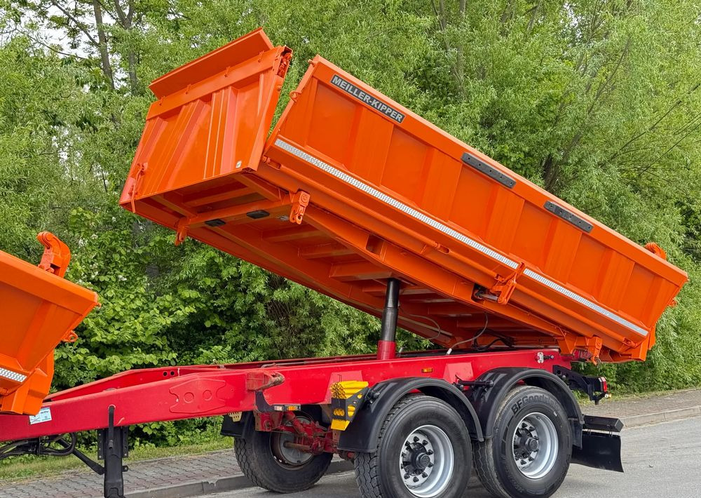 Meiller * Przyczepa Tandem * Meiller * Bordmatic Kiper Wywrotka x3 * Stan Idealny - Prikolica istovarivača: slika 2 Meiller * Przyczepa Tandem * Meiller * Bordmatic Kiper Wywrotka x3 * Stan Idealny - Prikolica istovarivača: slika 2