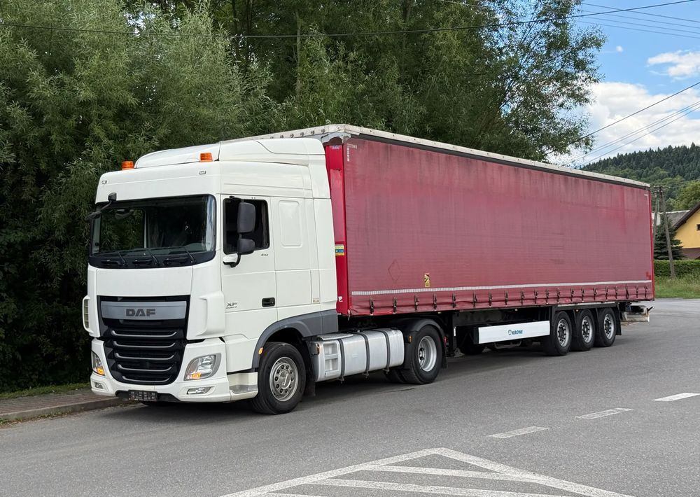 DAF * Zestaw * DAF 106 Euro 6 + Naczepa Krone * Bardzo Dobry Stan - Tegljač, Poluprikolica sa ceradom: slika 1 DAF * Zestaw * DAF 106 Euro 6 + Naczepa Krone * Bardzo Dobry Stan - Tegljač, Poluprikolica sa ceradom: slika 1