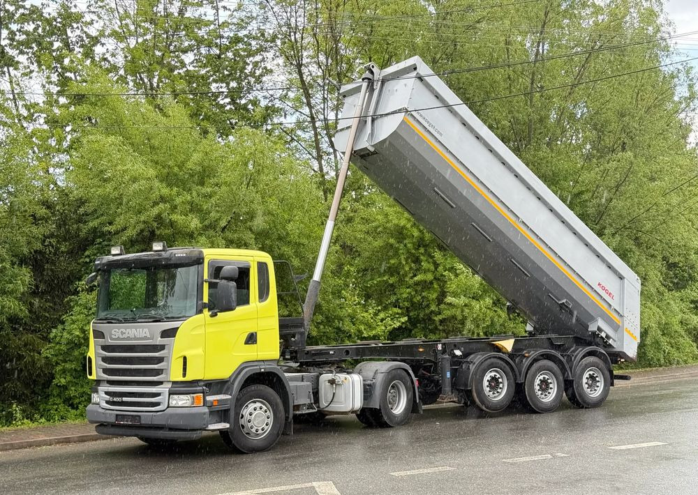 Scania * Zestaw * Scania G400 + Naczepa Kogel Kiper Wywrotka * Sprowadzony * Bardzo Dobry Stan * - Tegljač, Poluprikolica istovarivača: slika 1 Scania * Zestaw * Scania G400 + Naczepa Kogel Kiper Wywrotka * Sprowadzony * Bardzo Dobry Stan * - Tegljač, Poluprikolica istovarivača: slika 1