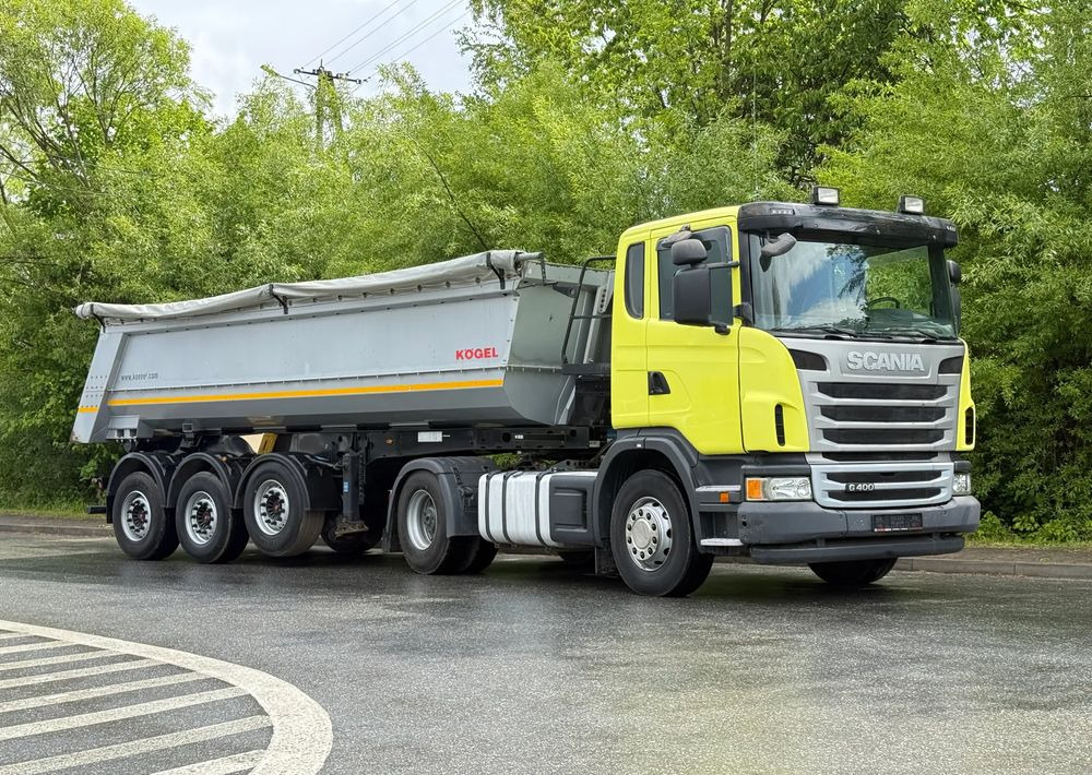 Scania * Zestaw * Scania G400 + Naczepa Kogel Kiper Wywrotka * Sprowadzony * Bardzo Dobry Stan * - Tegljač, Poluprikolica istovarivača: slika 2 Scania * Zestaw * Scania G400 + Naczepa Kogel Kiper Wywrotka * Sprowadzony * Bardzo Dobry Stan * - Tegljač, Poluprikolica istovarivača: slika 2