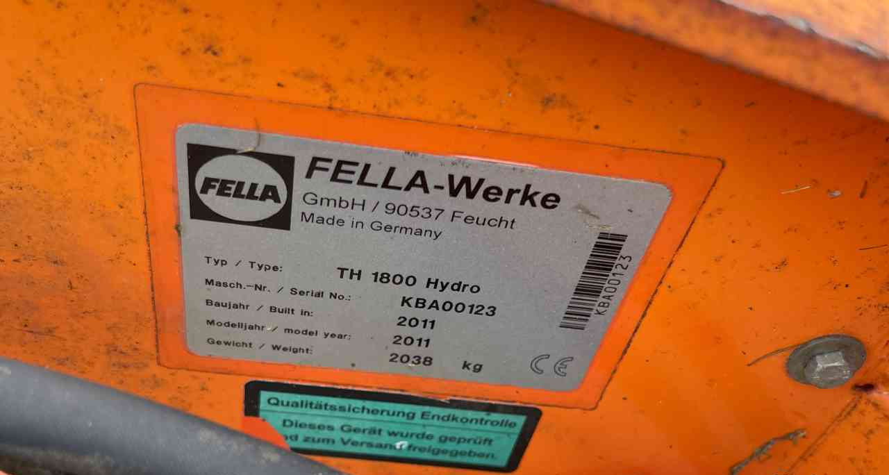 Fella TH 1800 Hydro getrokken schudder, weidebouwmachines - Prevrtač/ Grabuljač: slika 4 Fella TH 1800 Hydro getrokken schudder, weidebouwmachines - Prevrtač/ Grabuljač: slika 4