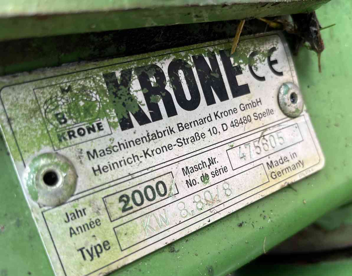 Krone KW 8.80/8 Schudder Tedder Kreiselheuer weidebouwmachines - Prevrtač/ Grabuljač: slika 5 Krone KW 8.80/8 Schudder Tedder Kreiselheuer weidebouwmachines - Prevrtač/ Grabuljač: slika 5