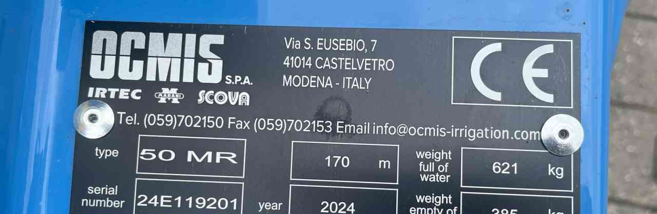 Ocmis MR 50-170 Micro rain beregeningshaspel diversen. - Sistem za navodnjavanje: slika 5 Ocmis MR 50-170 Micro rain beregeningshaspel diversen. - Sistem za navodnjavanje: slika 5