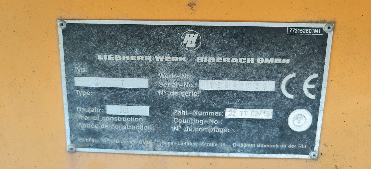 LIEBHERR 32TT - Brzomontažna dizalica: slika 4 LIEBHERR 32TT - Brzomontažna dizalica: slika 4
