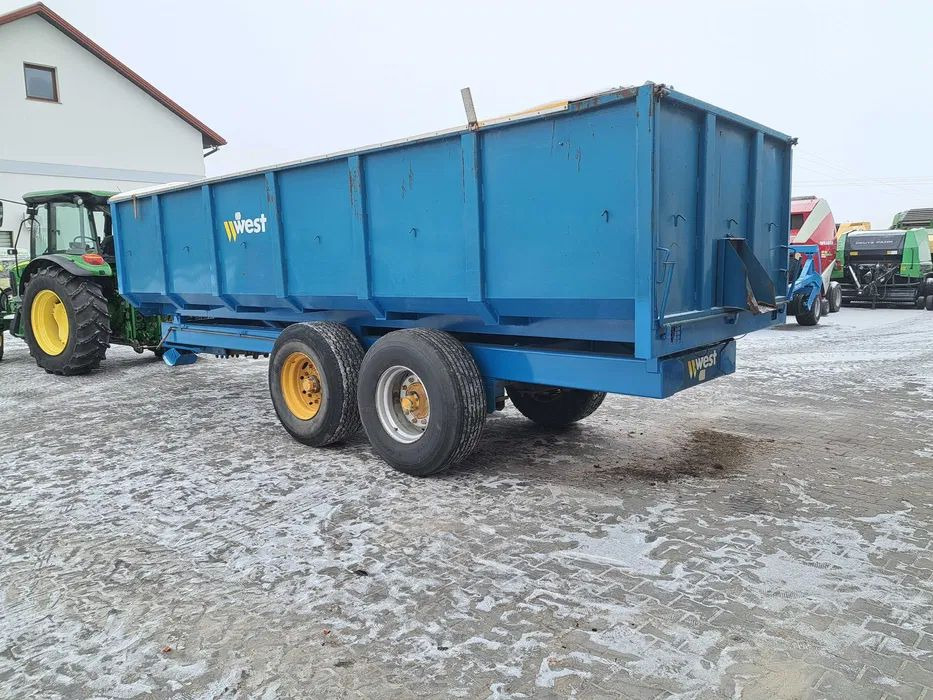 Przyczepa skorupowa WEST 14 ton - Prikolica za poljoprivredu: slika 2 Przyczepa skorupowa WEST 14 ton - Prikolica za poljoprivredu: slika 2