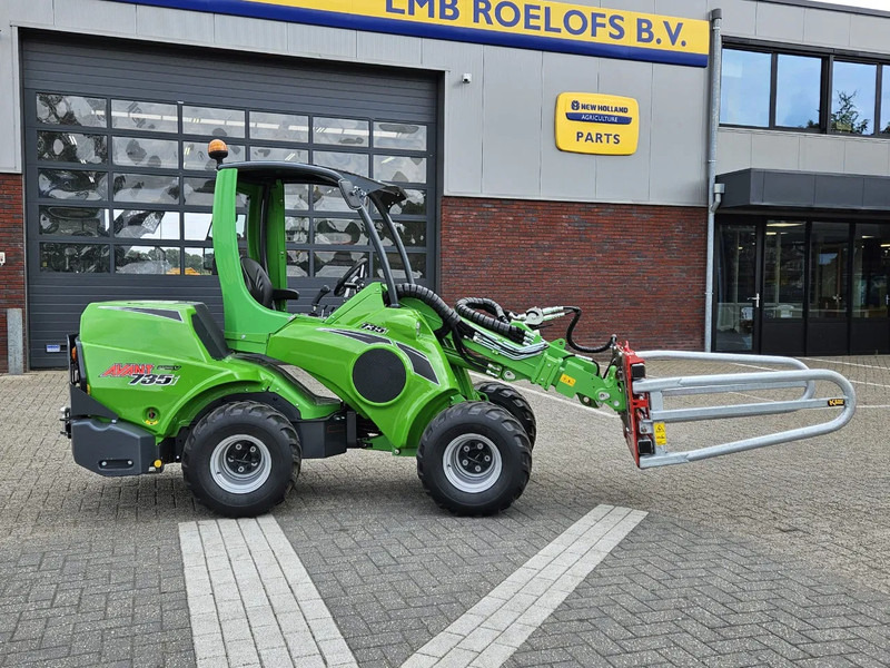 Avant Mini-shovel 735i Rental met Kemp balenklem - Kompaktni utovarivač guseničar: slika 3 Avant Mini-shovel 735i Rental met Kemp balenklem - Kompaktni utovarivač guseničar: slika 3