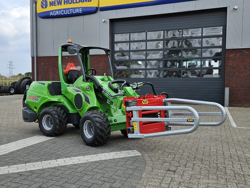 Avant Mini-shovel 735i Rental met Kemp balenklem - Kompaktni utovarivač guseničar: slika 1 Avant Mini-shovel 735i Rental met Kemp balenklem - Kompaktni utovarivač guseničar: slika 1