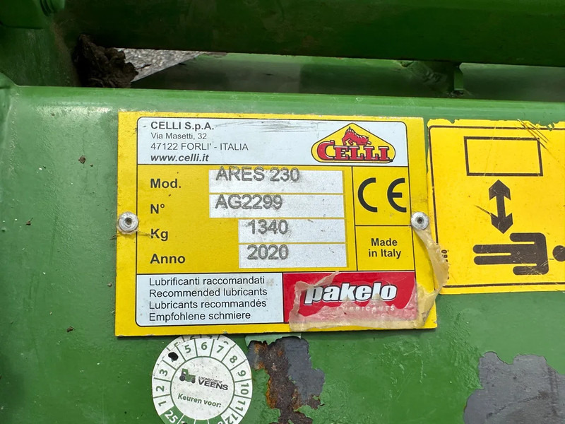 Oprema za obradu zemljišta Celli Ares 230 overtopfrees: slika 15