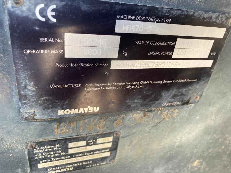 Utovarivač točkaš Komatsu WA470 -8: slika 9