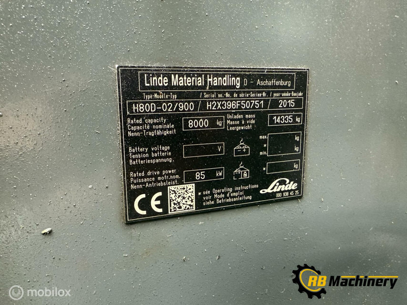 Linde H80-02/900 - Viljuškar: slika 4 Linde H80-02/900 - Viljuškar: slika 4