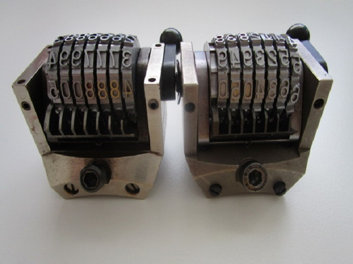 6 x NUMMERATOREN QUERSTELLER,VORWÄRTS, KLEIN - Rezervni deo za Štamparska mašina: slika 1 6 x NUMMERATOREN QUERSTELLER,VORWÄRTS, KLEIN - Rezervni deo za Štamparska mašina: slika 1