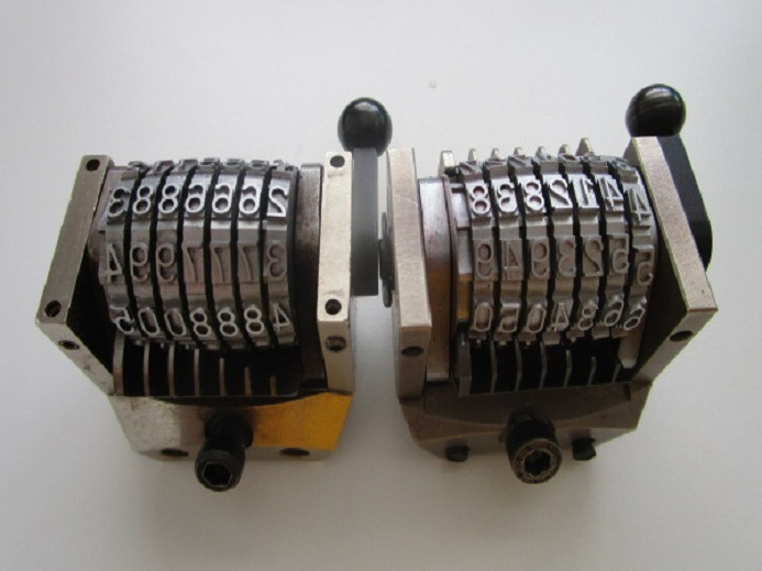 6 x NUMMERATOREN QUERSTELLER,VORWÄRTS, KLEIN - Rezervni deo za Štamparska mašina: slika 3 6 x NUMMERATOREN QUERSTELLER,VORWÄRTS, KLEIN - Rezervni deo za Štamparska mašina: slika 3