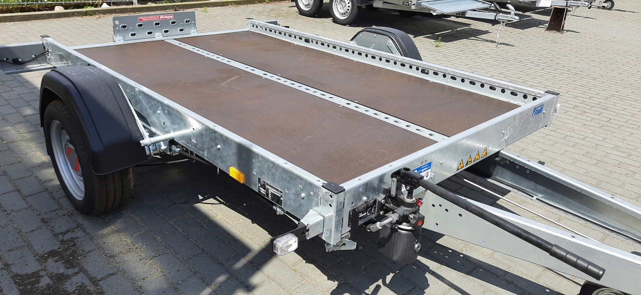 Prikolica za motor novi PRZYCZEPA DO MOTOCYKLA QUADA RAMPA UCHYLNA 1300KG / MOTORCYCLE QUAD TRAILER WITH TILTING RAMPS 1300KG: slika 7