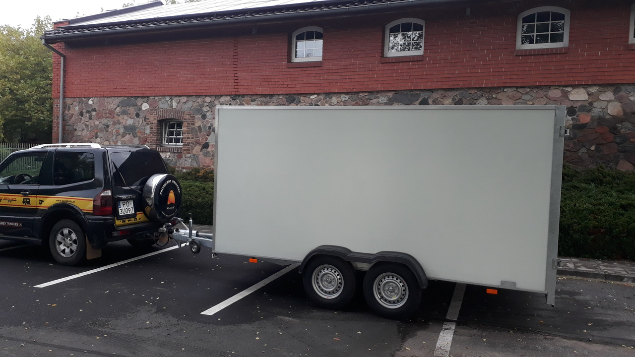 PRZYCZEPA KONTENER CARGO PAKA FURGON BOX 400 x 200 / CARGO CONTAINER TRAILER VAN BOX 400 x 200 - Prikolica sa zatvorenim sandukom: slika 3 PRZYCZEPA KONTENER CARGO PAKA FURGON BOX 400 x 200 / CARGO CONTAINER TRAILER VAN BOX 400 x 200 - Prikolica sa zatvorenim sandukom: slika 3