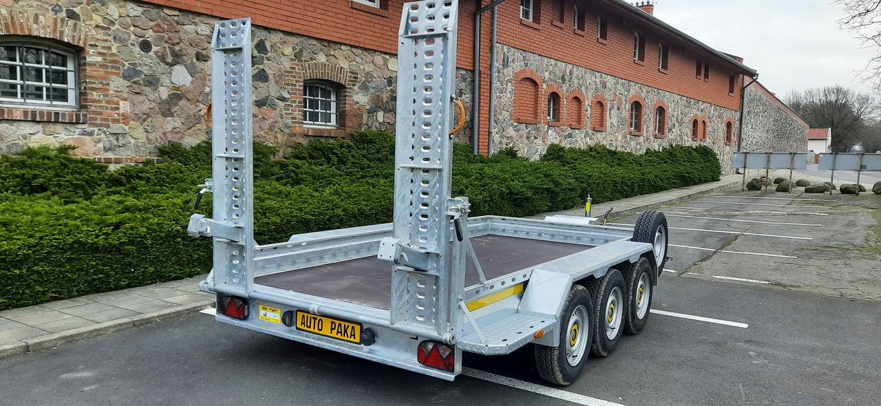 PRZYCZEPA LAWETA DO MINIKOPARKI KOPARKI 3 OSIE / MINI EXCAVATOR TRANSPORTER TRAILER 3 AXLES - Prikolica za prevoz radnih mašina: slika 3 PRZYCZEPA LAWETA DO MINIKOPARKI KOPARKI 3 OSIE / MINI EXCAVATOR TRANSPORTER TRAILER 3 AXLES - Prikolica za prevoz radnih mašina: slika 3