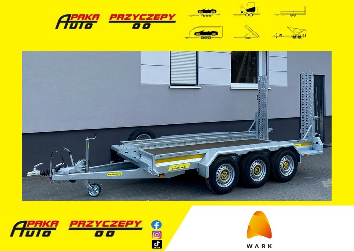 PRZYCZEPA LAWETA DO MINIKOPARKI KOPARKI 3 OSIE / MINI EXCAVATOR TRANSPORTER TRAILER 3 AXLES - Prikolica za prevoz radnih mašina: slika 1 PRZYCZEPA LAWETA DO MINIKOPARKI KOPARKI 3 OSIE / MINI EXCAVATOR TRANSPORTER TRAILER 3 AXLES - Prikolica za prevoz radnih mašina: slika 1