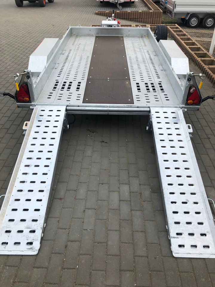 PRZYCZEPA LAWETA KOPARKI MINIKOPARKI 370x170 CM, 3500 KG / EXCAVATOR MINI EXCAVATOR TRANSPORTER TRAILER 370x170 CM, DMC 3500 KG - Prikolica za prevoz radnih mašina: slika 5 PRZYCZEPA LAWETA KOPARKI MINIKOPARKI 370x170 CM, 3500 KG / EXCAVATOR MINI EXCAVATOR TRANSPORTER TRAILER 370x170 CM, DMC 3500 KG - Prikolica za prevoz radnih mašina: slika 5