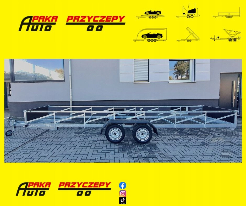 PRZYCZEPA DŁUŻYCA 6M DO RUR SŁUPÓW LEKKA / 6M EXTENSION TRAILER FOR PIPES AND POSTS, LIGHTWEIGHT - Prikolica: slika 1 PRZYCZEPA DŁUŻYCA 6M DO RUR SŁUPÓW LEKKA / 6M EXTENSION TRAILER FOR PIPES AND POSTS, LIGHTWEIGHT - Prikolica: slika 1