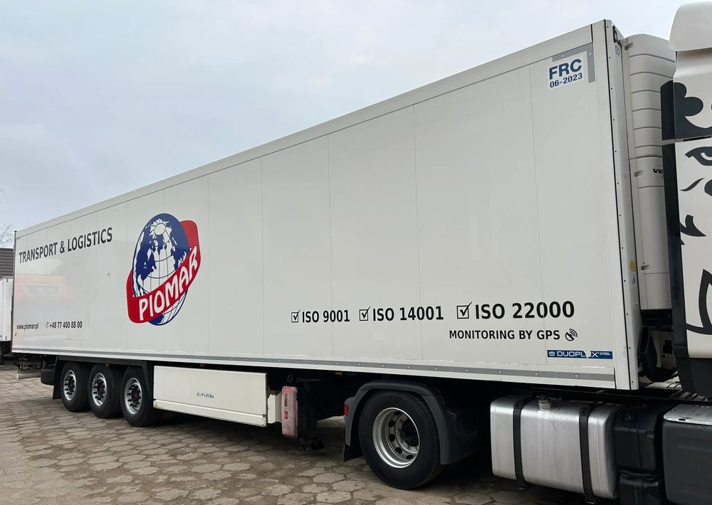 Krone CARRIER VECTOR 1550 / GRUBA ŚCIANA 7 CM / NOWE OPONY / 2017 ROK !! - Poluprikolica hladnjače: slika 3 Krone CARRIER VECTOR 1550 / GRUBA ŚCIANA 7 CM / NOWE OPONY / 2017 ROK !! - Poluprikolica hladnjače: slika 3