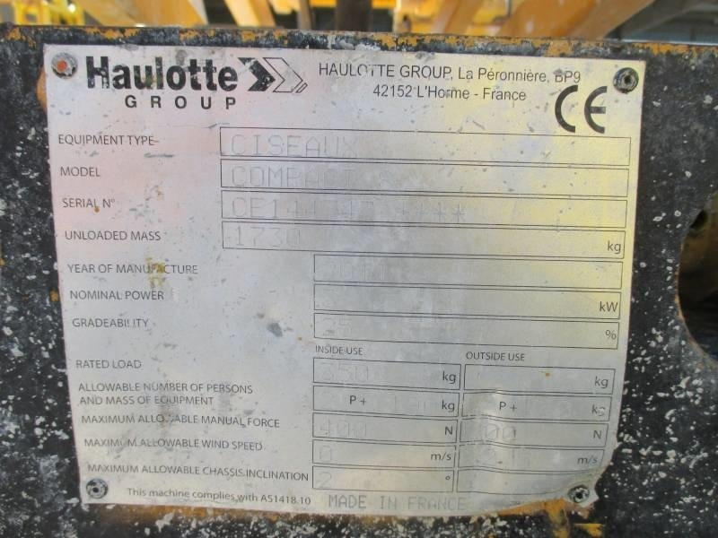 Haulotte Compact 8 - Lift u obliku makaza: slika 4 Haulotte Compact 8 - Lift u obliku makaza: slika 4