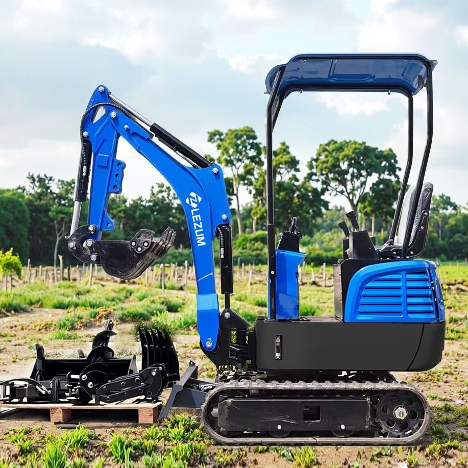 LEZUM DY12E Factory Sale Home Farm Mini Digger Excavators Two-sided Hybrid Electronic Pilot Electric Remote Control Mini Digger Excavator - Mini bager: slika 1 LEZUM DY12E Factory Sale Home Farm Mini Digger Excavators Two-sided Hybrid Electronic Pilot Electric Remote Control Mini Digger Excavator - Mini bager: slika 1