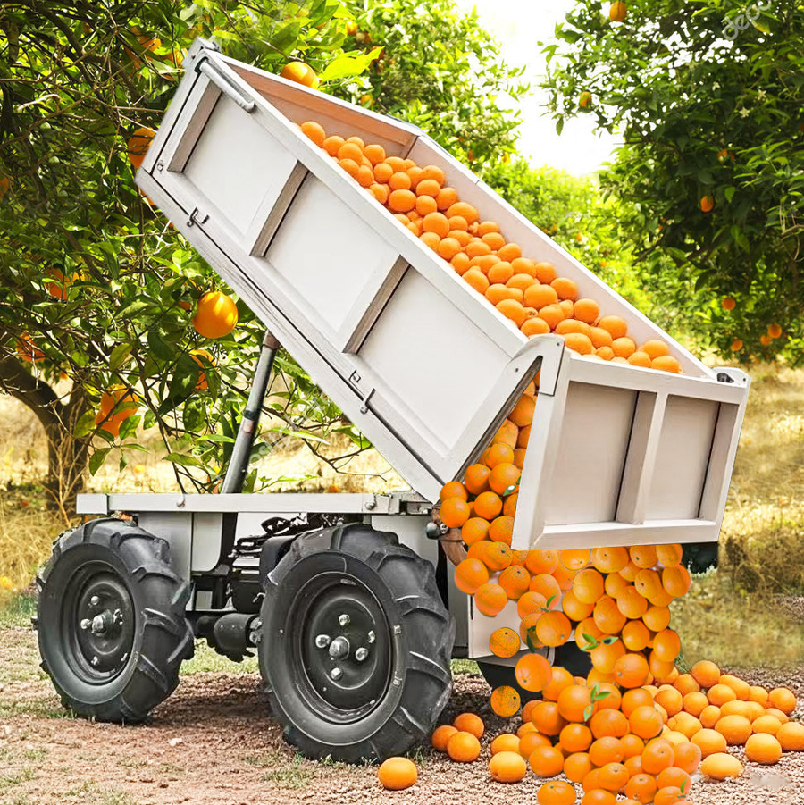 LEZUM Electric Remote Control Transporter Agricultural Orchard Farm Electric Utv Dump Trailer Material Handling Equipment All Terrain Transport Vehicle - Traktorska prikolica za farmu/ Kiper: slika 4 LEZUM Electric Remote Control Transporter Agricultural Orchard Farm Electric Utv Dump Trailer Material Handling Equipment All Terrain Transport Vehicle - Traktorska prikolica za farmu/ Kiper: slika 4