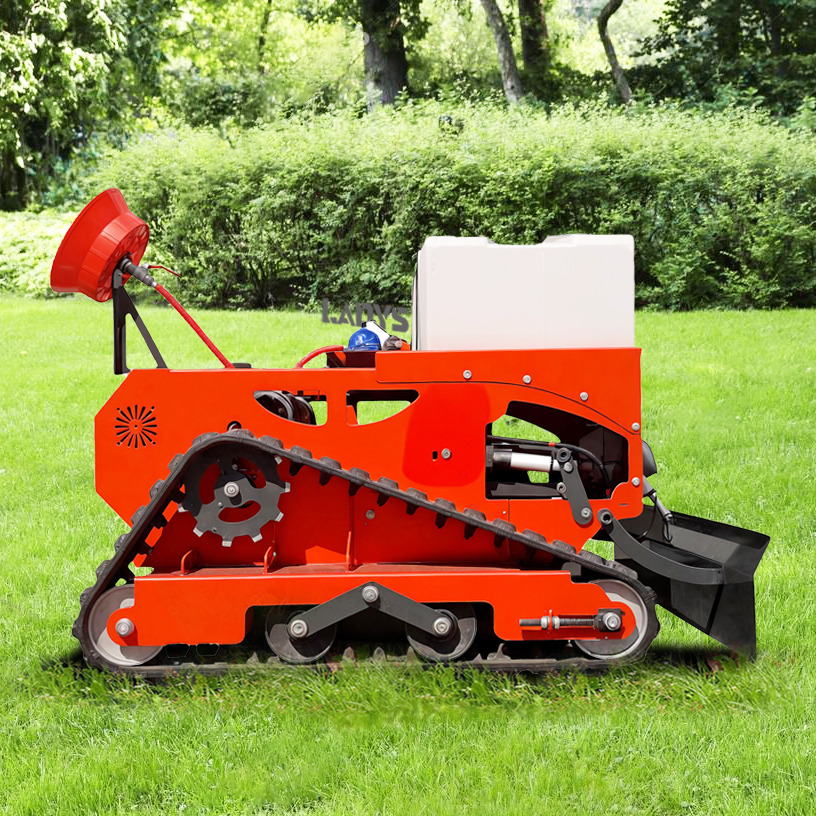 LEZUM LD1000 Multi-function remote control lawn mower Track crawler gasoline gas All-terrain Agricultural Sprayers Pesticide spraying lawn mower for sale - Baštenska kosačica: slika 4 LEZUM LD1000 Multi-function remote control lawn mower Track crawler gasoline gas All-terrain Agricultural Sprayers Pesticide spraying lawn mower for sale - Baštenska kosačica: slika 4