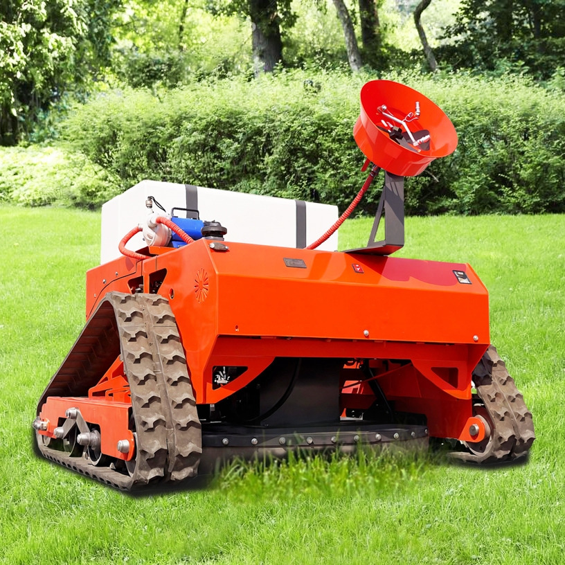 LEZUM LD1000 Multi-function remote control lawn mower Track crawler gasoline gas All-terrain Agricultural Sprayers Pesticide spraying lawn mower for sale - Baštenska kosačica: slika 5 LEZUM LD1000 Multi-function remote control lawn mower Track crawler gasoline gas All-terrain Agricultural Sprayers Pesticide spraying lawn mower for sale - Baštenska kosačica: slika 5
