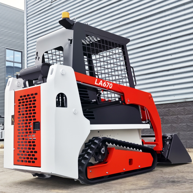 LADYS LADYS LA670 Mini Small Skid Steer Loader Compact Track Diesel Mini Skid Steer Loader For Sale With Small Mini Skid Steer Attachments 4 In 1 Bucket - Mini utovarivač: slika 4 LADYS LADYS LA670 Mini Small Skid Steer Loader Compact Track Diesel Mini Skid Steer Loader For Sale With Small Mini Skid Steer Attachments 4 In 1 Bucket - Mini utovarivač: slika 4