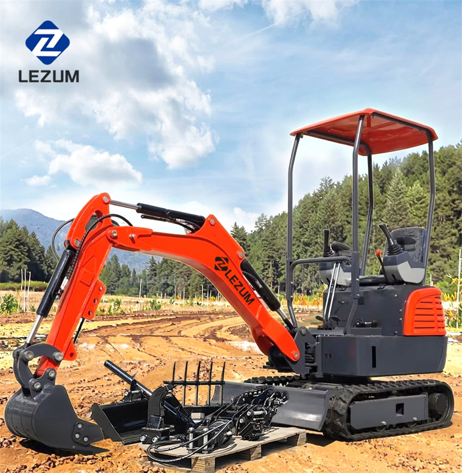 LEZUM Free Shipping Mini Excavator Bagger Pelle Miniexcavadora 1 2 3.5 Ton CE/EPA/EURO 5 Kubota Engine Diesel/Electric Mini Excavators For Sale - Bager guseničar: slika 1 LEZUM Free Shipping Mini Excavator Bagger Pelle Miniexcavadora 1 2 3.5 Ton CE/EPA/EURO 5 Kubota Engine Diesel/Electric Mini Excavators For Sale - Bager guseničar: slika 1