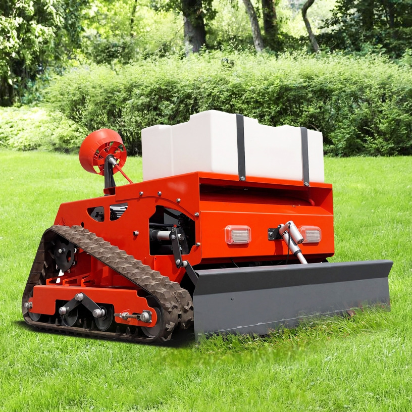 LEZUM LD1000 Electric Remote Control Multi-Function Lawn Mower All-Terrain Agricultural Sprayers Pesticide Spraying Mower Gas Gasoline Track Crawler Lawn Mower - Baštenska kosačica: slika 5 LEZUM LD1000 Electric Remote Control Multi-Function Lawn Mower All-Terrain Agricultural Sprayers Pesticide Spraying Mower Gas Gasoline Track Crawler Lawn Mower - Baštenska kosačica: slika 5
