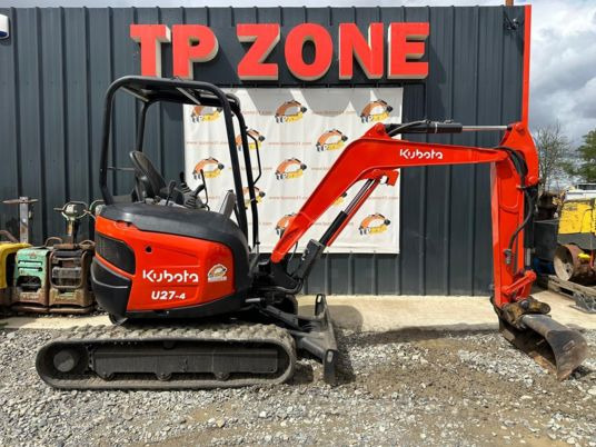 Kubota U27-4 à 20 500€ HT - Mini bager: slika 1 Kubota U27-4 à 20 500€ HT - Mini bager: slika 1