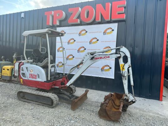 Mini bager Takeuchi TB216 HYBRID à 18500€ ht: slika 1