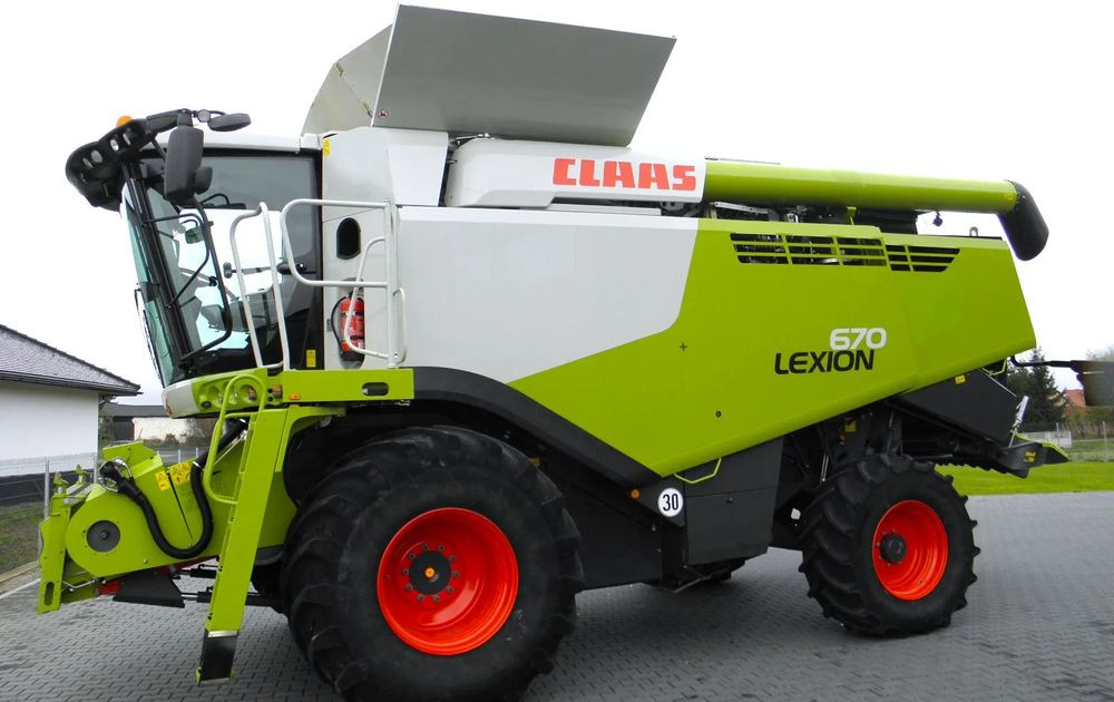 Claas Lexion 670 2019 Rok, Heder V 770, Najbogatsza Wersja, Nie Malowany, Stan Idealny - Kombinovani kombajn: slika 1 Claas Lexion 670 2019 Rok, Heder V 770, Najbogatsza Wersja, Nie Malowany, Stan Idealny - Kombinovani kombajn: slika 1