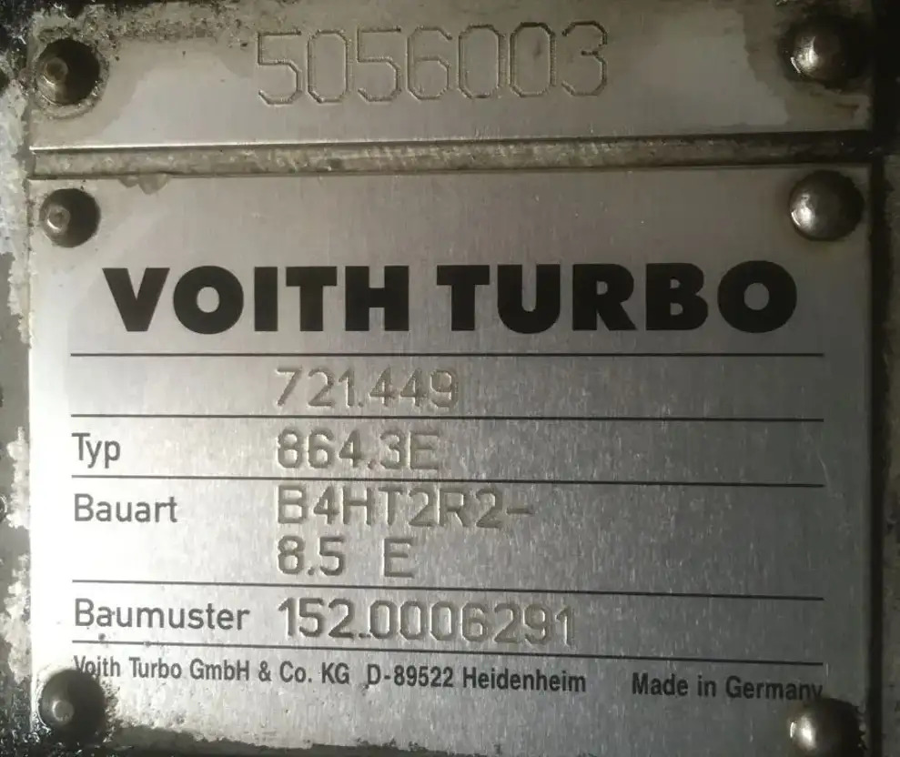 Mercedes-Benz Voith 864.3E B4HT2R2 -8.5E Mercedes Citaro Getriebe 721.449 - Transmisija za Autobus: slika 2 Mercedes-Benz Voith 864.3E B4HT2R2 -8.5E Mercedes Citaro Getriebe 721.449 - Transmisija za Autobus: slika 2
