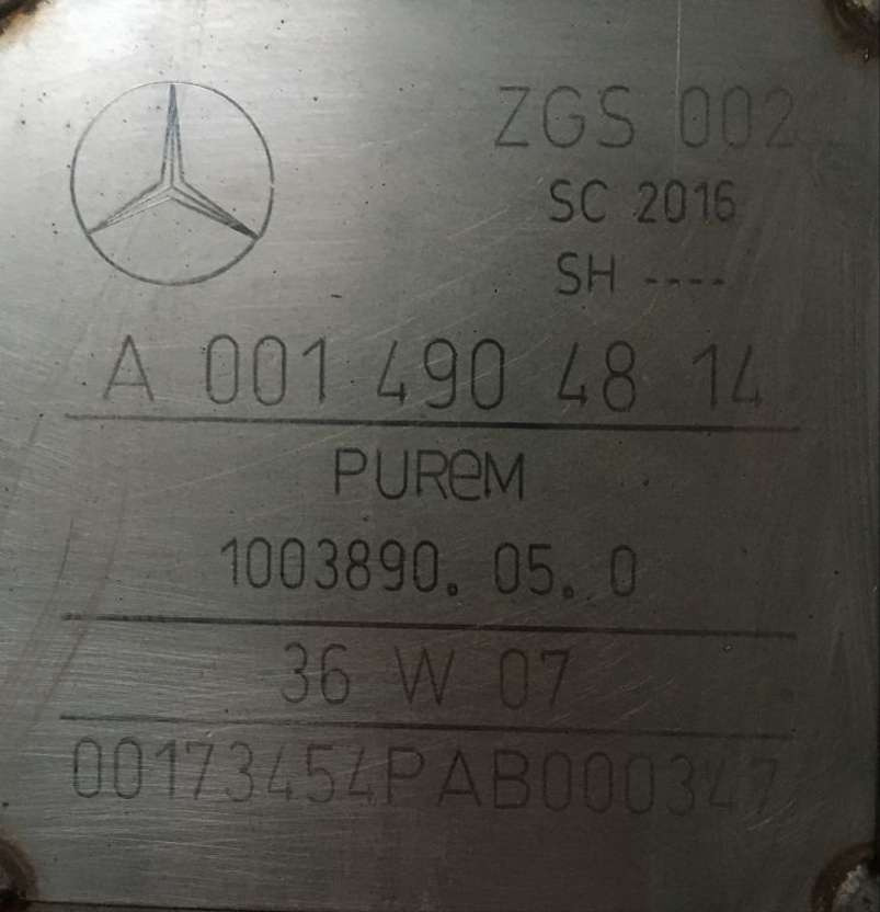 Mercedes-Benz Partikelfilter Mercedes Citaro A0014904814 Endschalldämpfer KAT ZG - Rezervni deo za Autobus: slika 2 Mercedes-Benz Partikelfilter Mercedes Citaro A0014904814 Endschalldämpfer KAT ZG - Rezervni deo za Autobus: slika 2