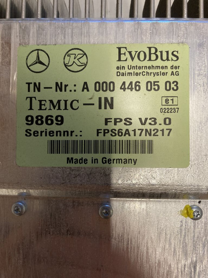 VDO Temic A0004460503 FPS 3.0 Steuergerät A 000 446 05 03  - Električni sistem za Autobus: slika 2 VDO Temic A0004460503 FPS 3.0 Steuergerät A 000 446 05 03  - Električni sistem za Autobus: slika 2
