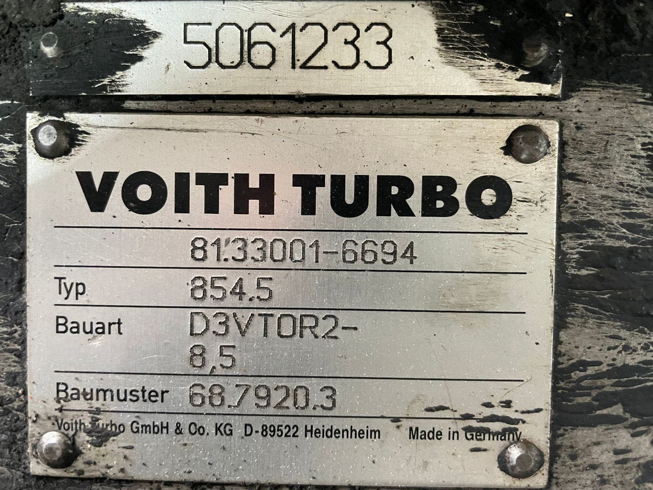 Voith Voith 854.5 D3VT0R2-8,5 MAN Lions City 81.33001-6694 Getriebe - Menjač i delovi za Autobus: slika 2 Voith Voith 854.5 D3VT0R2-8,5 MAN Lions City 81.33001-6694 Getriebe - Menjač i delovi za Autobus: slika 2