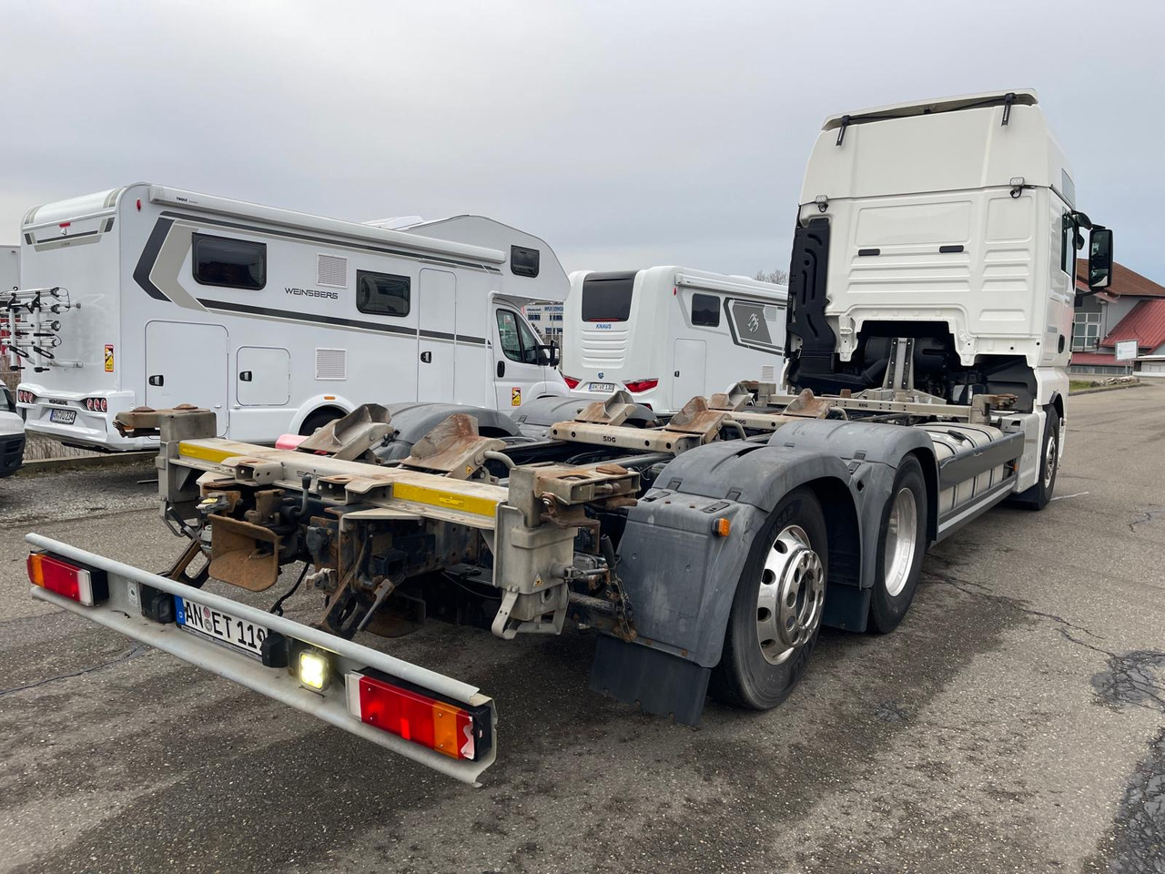 MAN TGX 26.480 6x2 LL * Wechselbrücke * EURO 6 * Schiebedach * GERMAN TRUCK - Tegljač: slika 5 MAN TGX 26.480 6x2 LL * Wechselbrücke * EURO 6 * Schiebedach * GERMAN TRUCK - Tegljač: slika 5