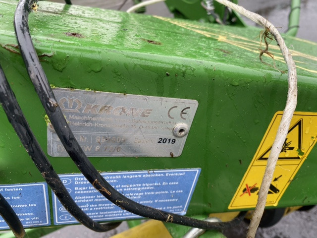 KRONE KW6.72 - Prevrtač/ Grabuljač: slika 2 KRONE KW6.72 - Prevrtač/ Grabuljač: slika 2