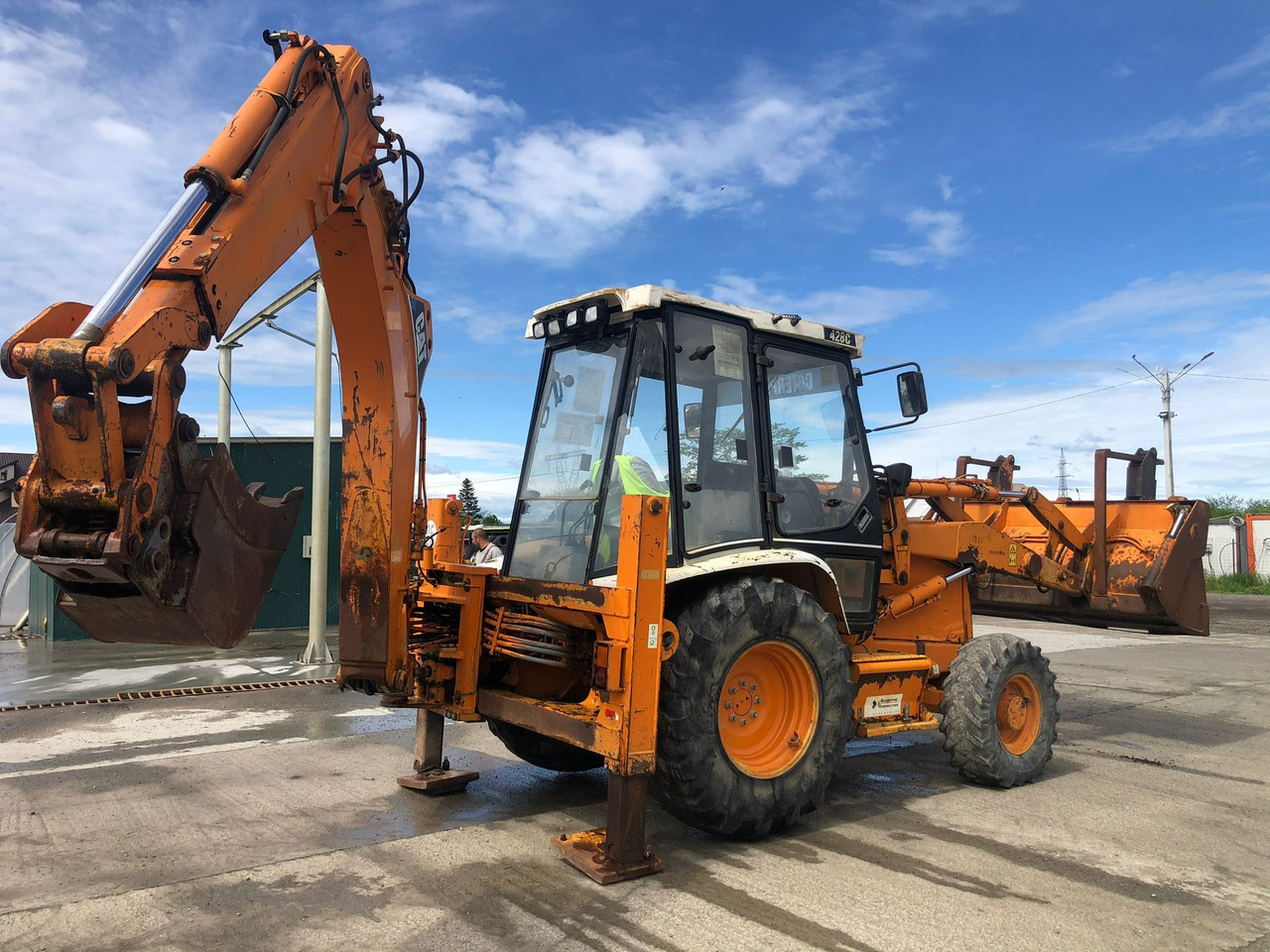 CATERPILLAR 428 C TERRACING EQUIPMENT BULLDOEXCAVATOR - Bager utovarivač: slika 3 CATERPILLAR 428 C TERRACING EQUIPMENT BULLDOEXCAVATOR - Bager utovarivač: slika 3