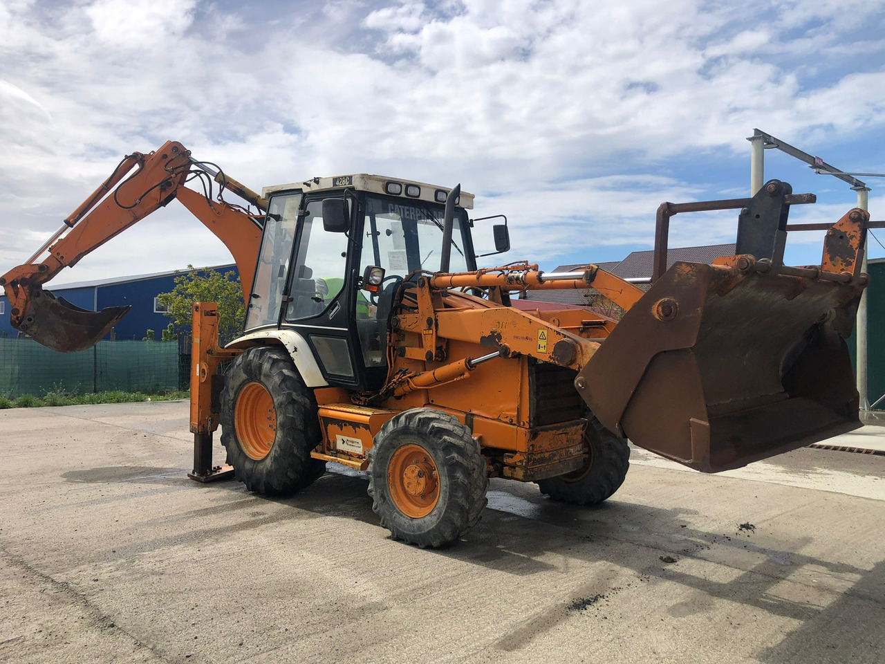 CATERPILLAR 428 C TERRACING EQUIPMENT BULLDOEXCAVATOR - Bager utovarivač: slika 4 CATERPILLAR 428 C TERRACING EQUIPMENT BULLDOEXCAVATOR - Bager utovarivač: slika 4