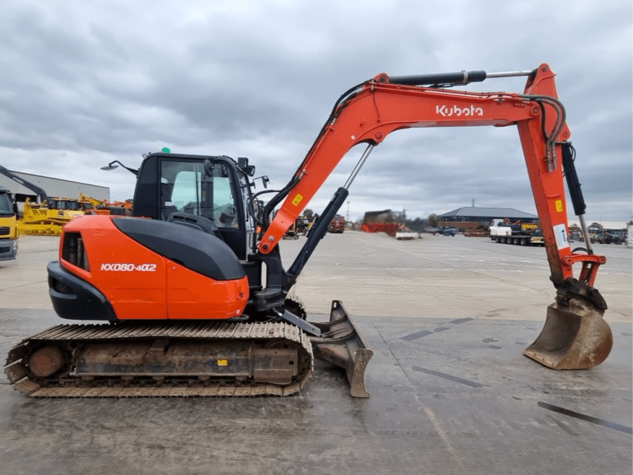 Kubota KX080-4A2 Excavator, TOP !!! - Mini bager: slika 5 Kubota KX080-4A2 Excavator, TOP !!! - Mini bager: slika 5