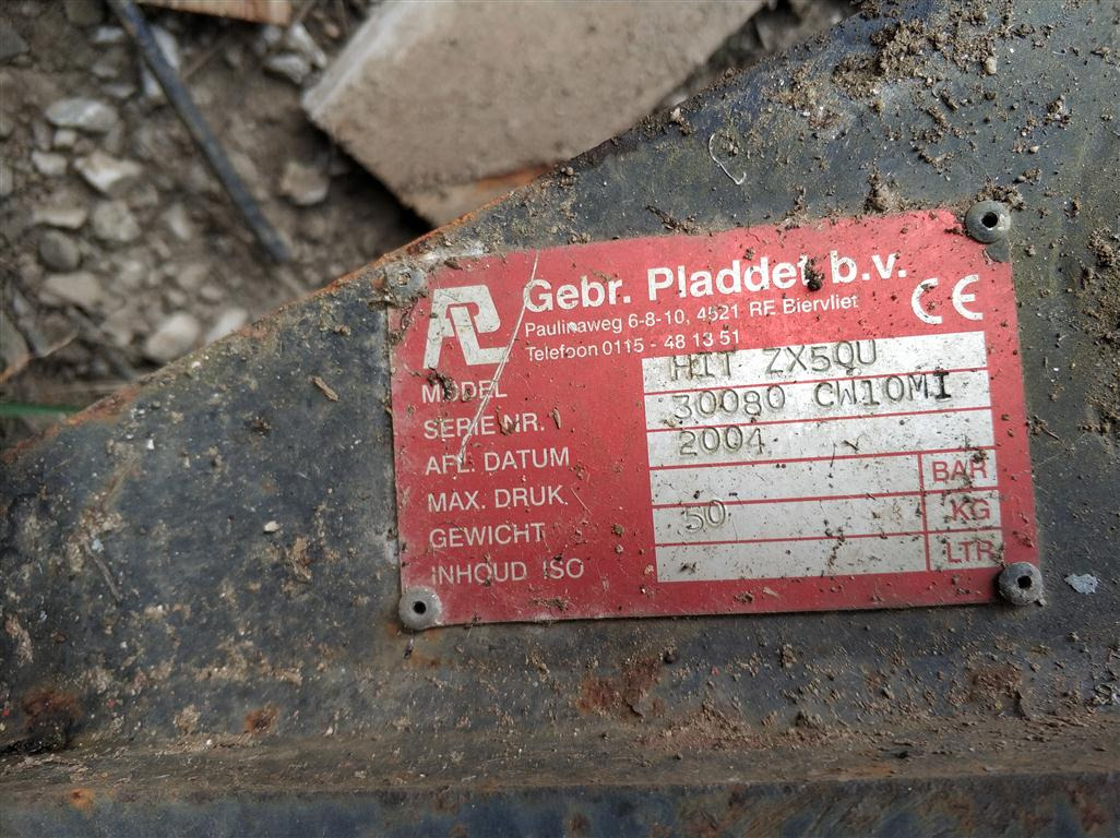 Pladdef HIT ZX5GU Quick coupler CW 10 - Brza spojnica: slika 3 Pladdef HIT ZX5GU Quick coupler CW 10 - Brza spojnica: slika 3
