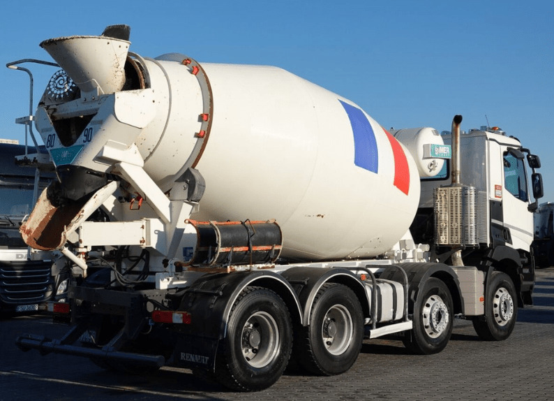 Renault C 430 8×4 Beton Mixer 9m3, TOP !!! - Mikser za beton: slika 3 Renault C 430 8×4 Beton Mixer 9m3, TOP !!! - Mikser za beton: slika 3