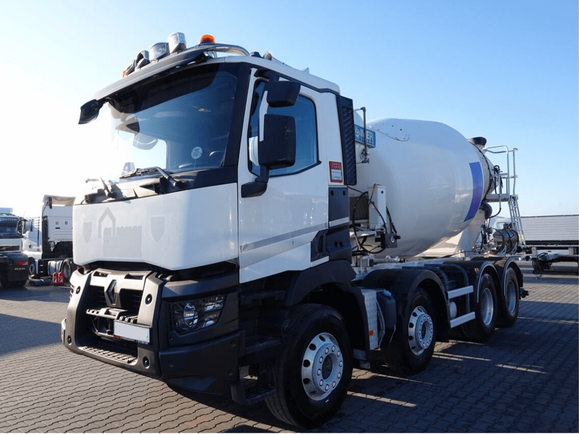 Renault C 430 8×4 Beton Mixer 9m3, TOP !!! - Mikser za beton: slika 1 Renault C 430 8×4 Beton Mixer 9m3, TOP !!! - Mikser za beton: slika 1