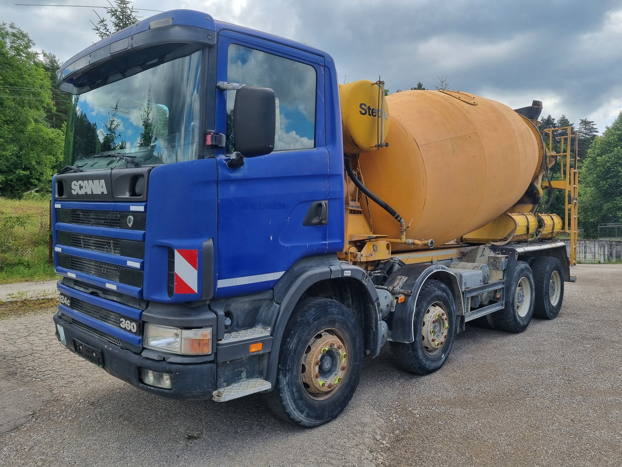SCANIA R 124 CB8X4HZ 360 mixer - Mikser za beton: slika 1 SCANIA R 124 CB8X4HZ 360 mixer - Mikser za beton: slika 1