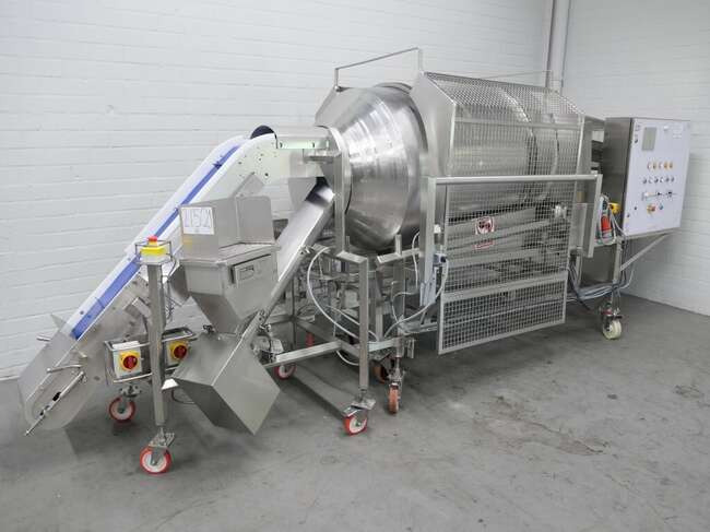 Blackrow drum coating machine Crumb breader - Oprema za prehrambenu industriju: slika 1 Blackrow drum coating machine Crumb breader - Oprema za prehrambenu industriju: slika 1